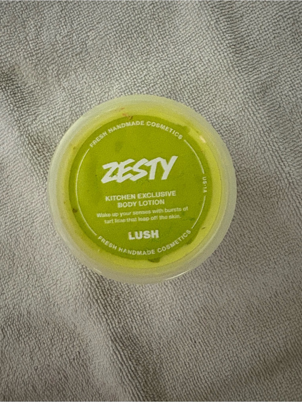 Lush Zesty Kitchen Exclusive Body Lotion - Lime Green
